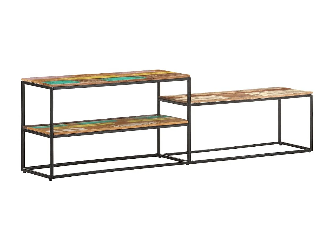 Mobile TV 180x30x50 cm Legno massello di recupero