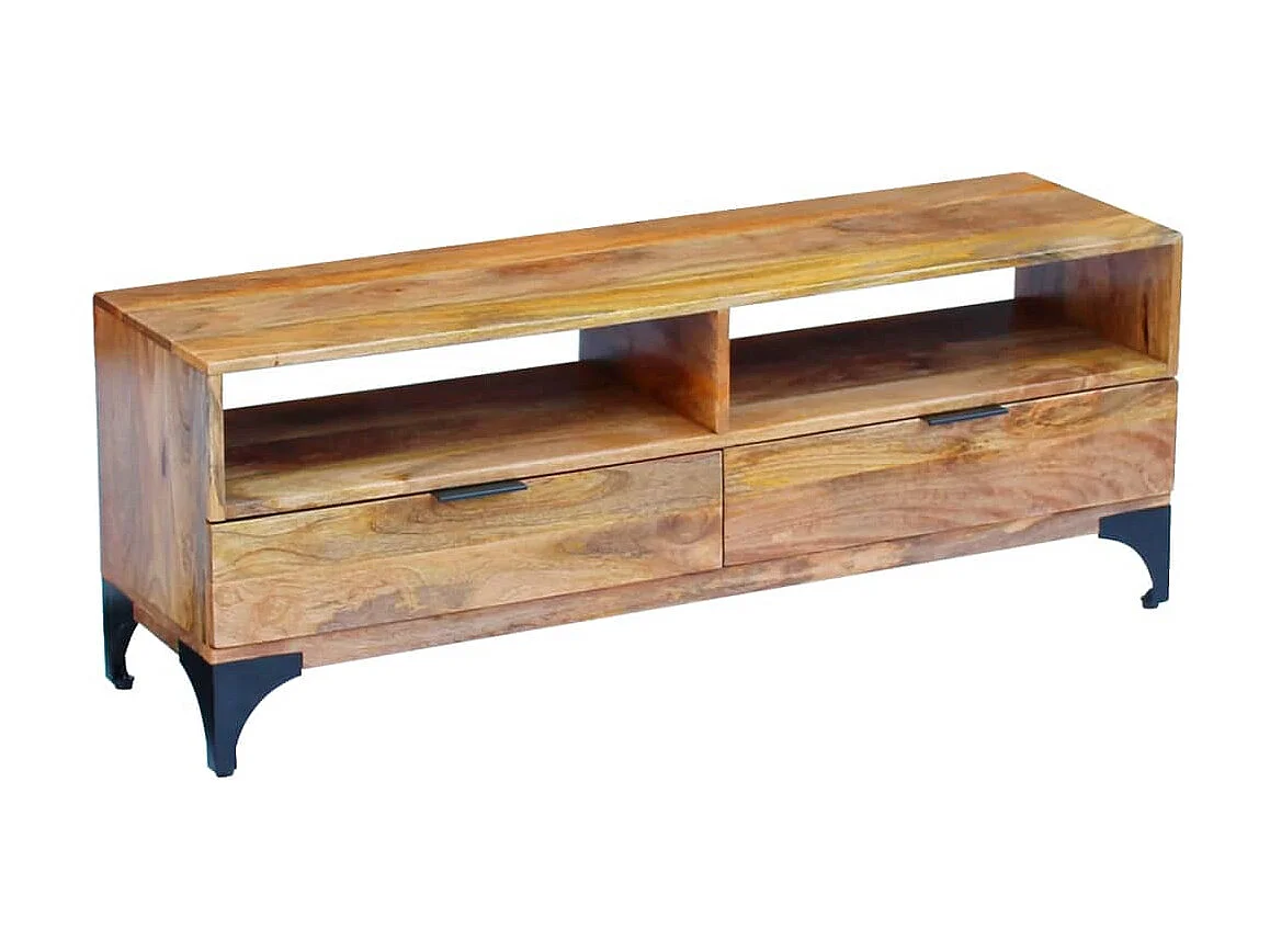 Meuble TV Bois de manguier 120 x 35 x 45 cm