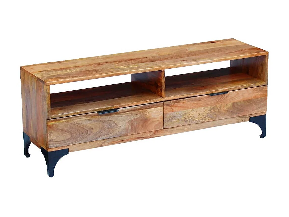 Meuble TV Bois de manguier 120 x 35 x 45 cm