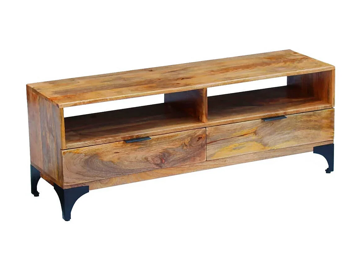 Meuble TV Bois de manguier 120 x 35 x 45 cm