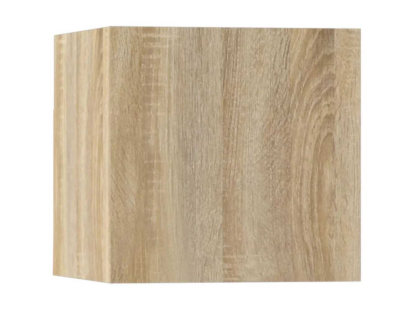 Set supporto TV da 5 pezzi in legno ingegnerizzato rovere Sonoma