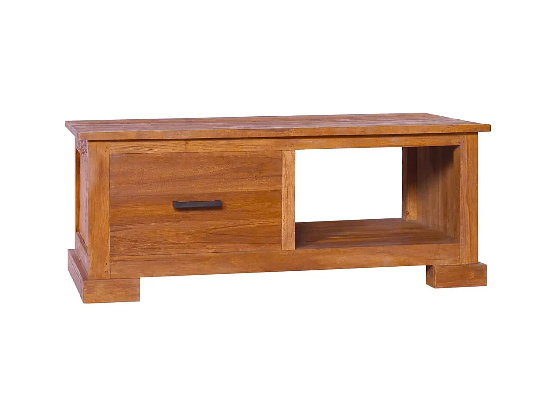 Meuble TV 90x50x37 cm Bois de teck massif