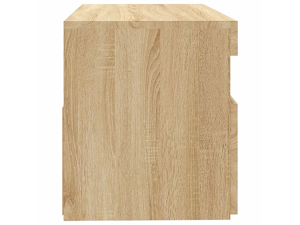 Mobile TV con luci LED rovere sonoma 60x35x40 cm