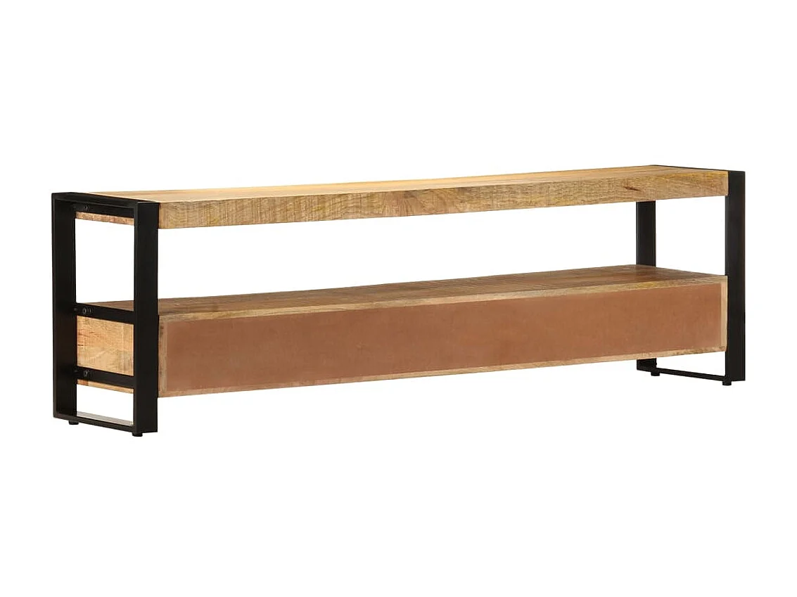 Meuble TV 150x30x45 cm Bois solide de manguier