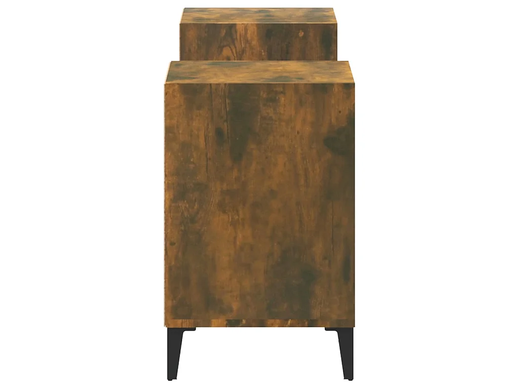 Mobile TV Rovere affumicato 160x35x55 cm MDF