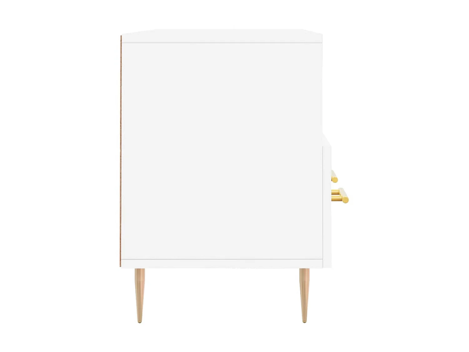 Meuble TV blanc 102x36x50 cm bois d'ingénierie