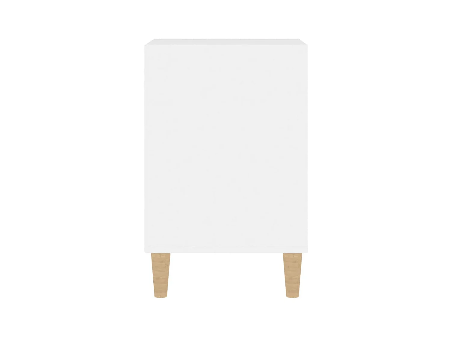 Móvel de TV branco brilhante 100x35x55 cm Madeira trabalhada