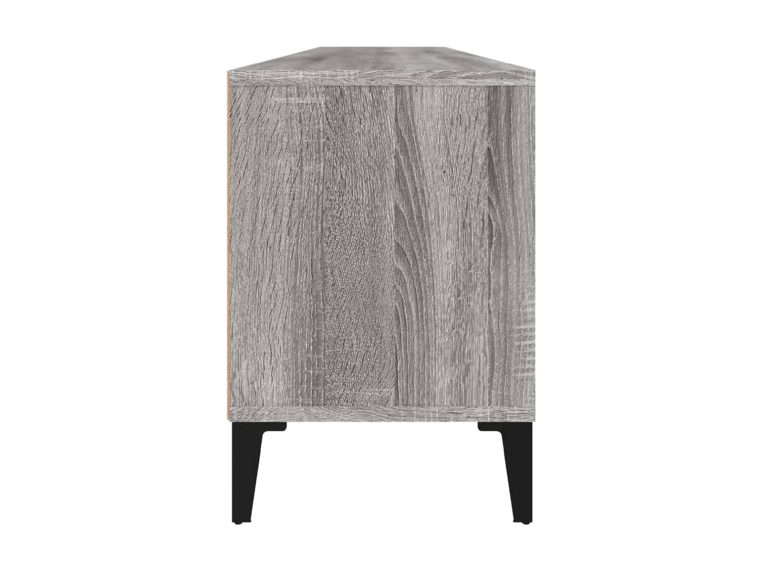 Mobile TV Sonoma grigio 150x30x44,5 cm in derivati del legno