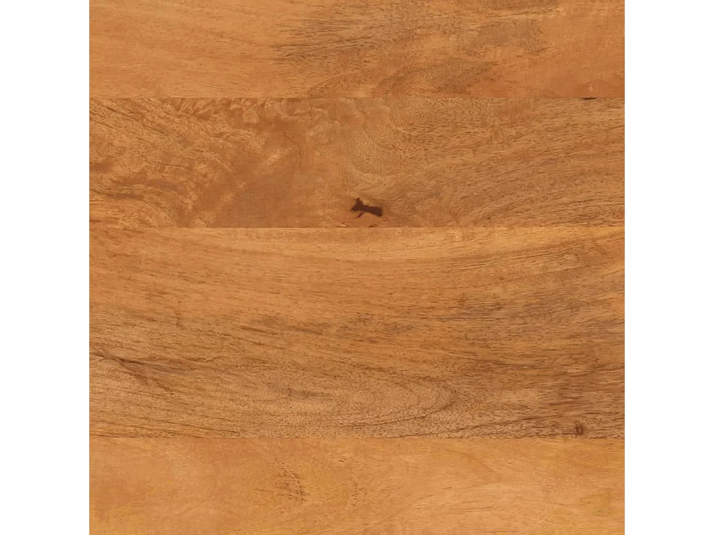 Meuble TV marron et noir 80x31,5x46 cm bois massif de manguier