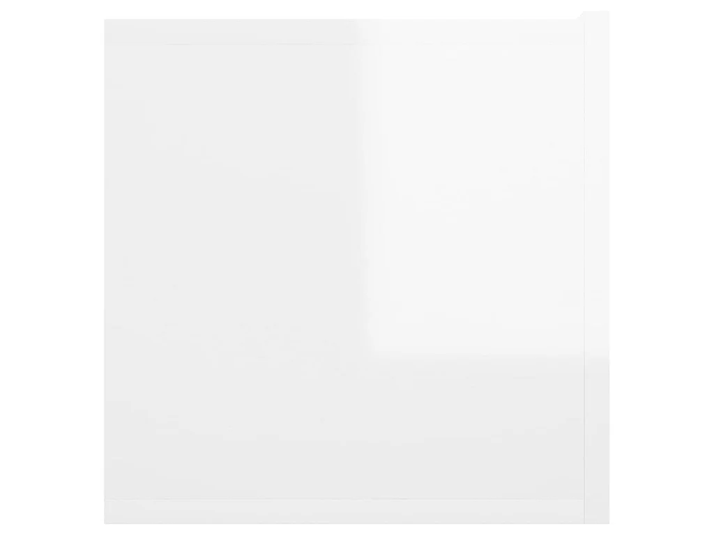 Hängendes TV-Gerät, glänzend weiß, 60 x 30 x 30 cm