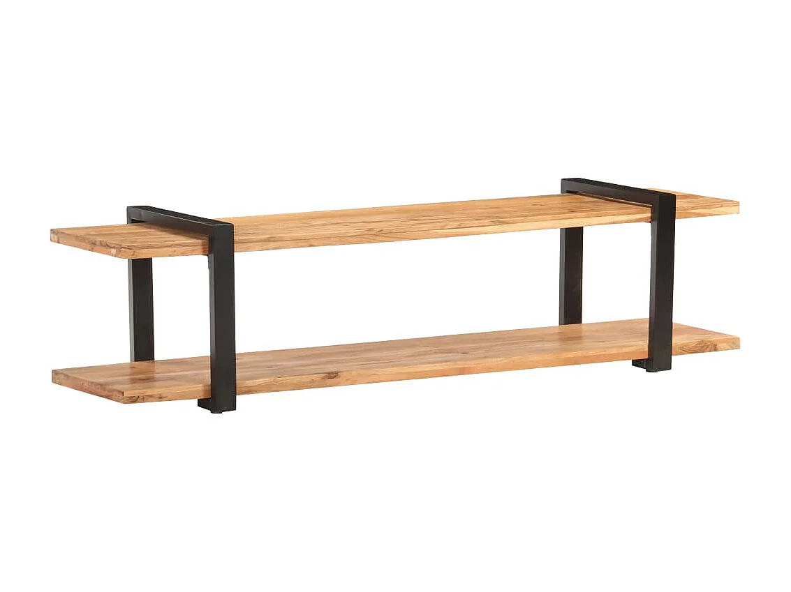 Mobile TV 160x40x40 cm Legno massello di acacia