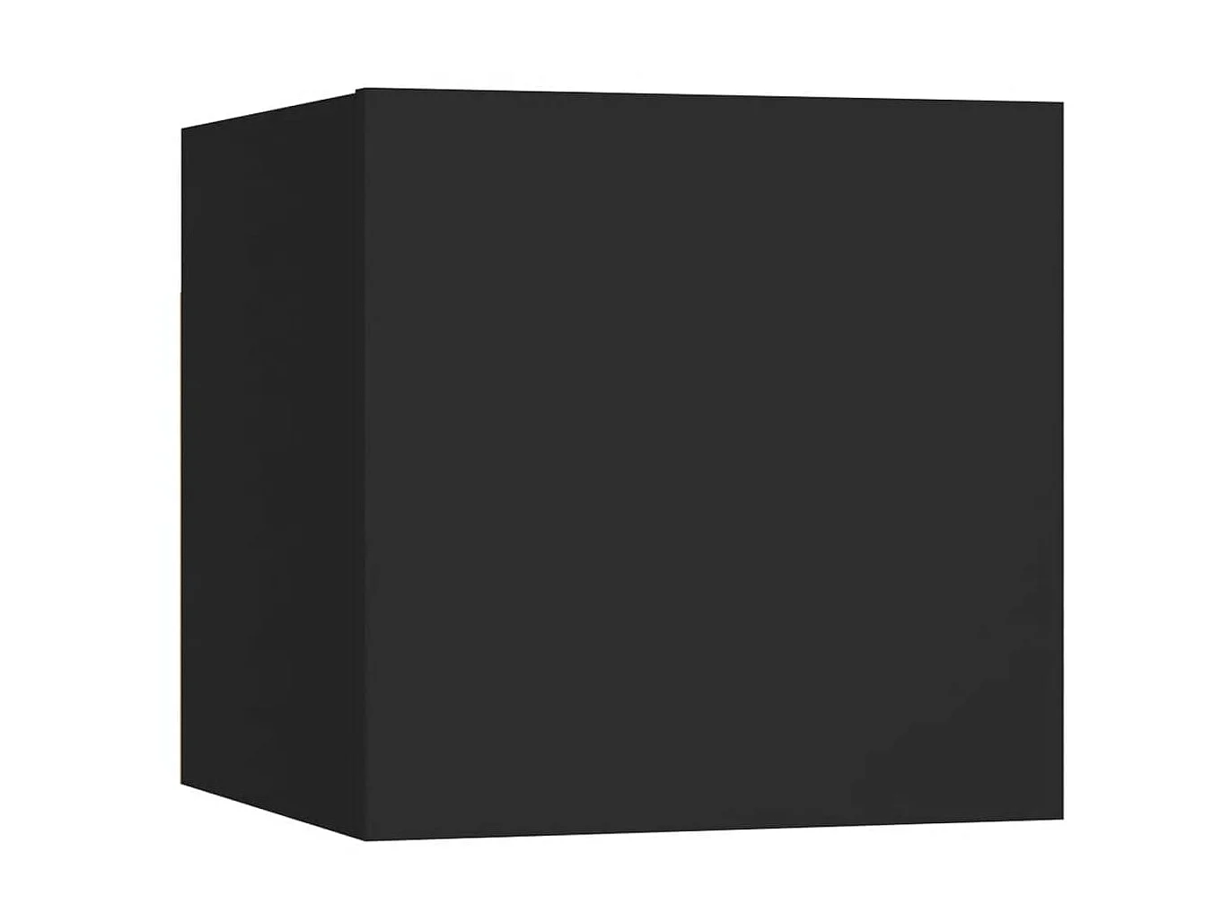 Ensemble de meubles TV 6 pcs Noir Bois d'ingénierie