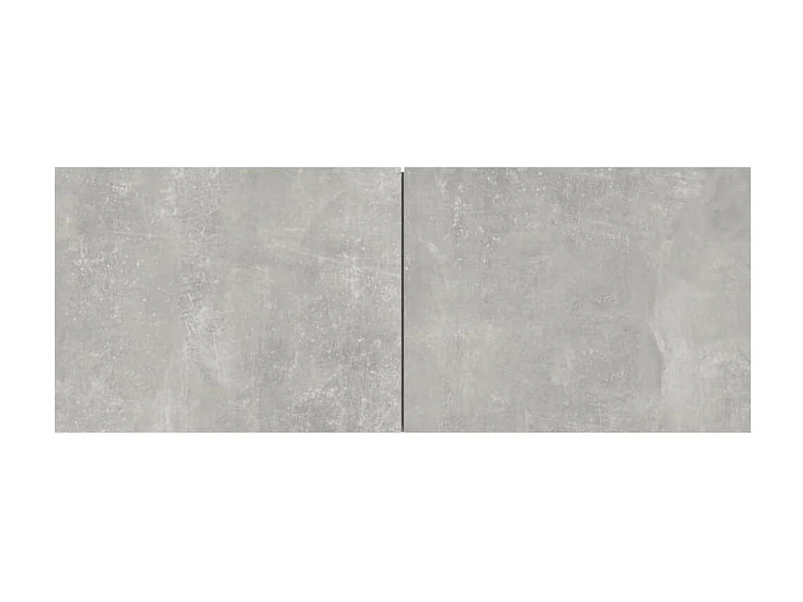 Mueble TV 4 piezas Gris hormigón 80x30x30 cm Madera contrachapada