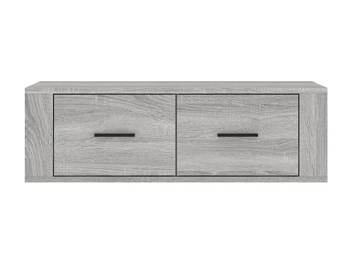 Mobile TV sospeso Sonoma grigio 80x36x25 cm MDF