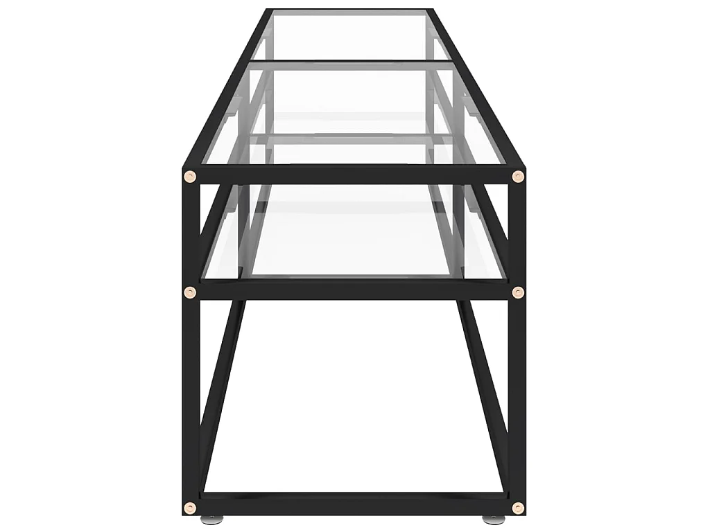 Mueble TV transparente 180x40x40,5 cm Vidrio templado
