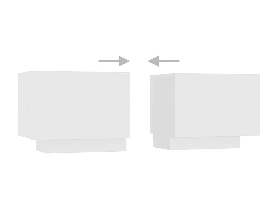 Mueble TV blanco aglomerado 100x35x40 cm