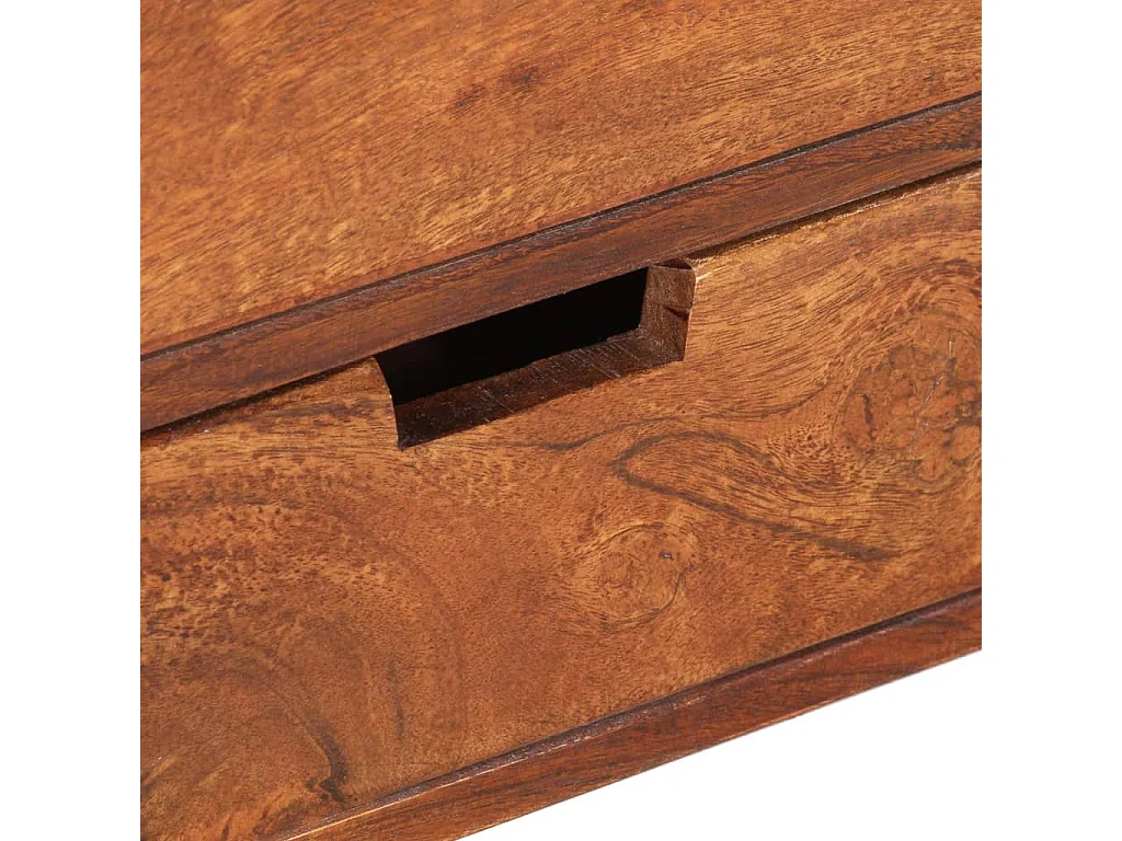 Meuble TV 140x30x35 cm Bois d'acacia massif