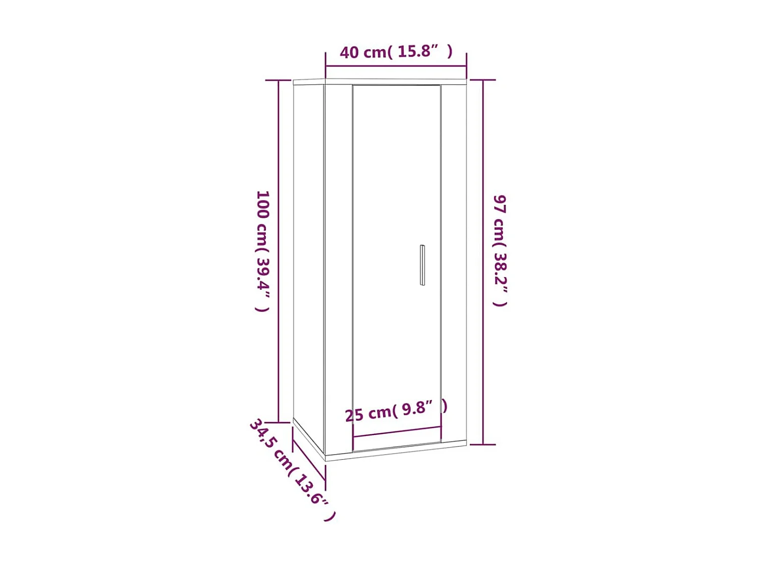 Ensemble de meubles TV 3 pcs Chêne fumé Bois d'ingénierie