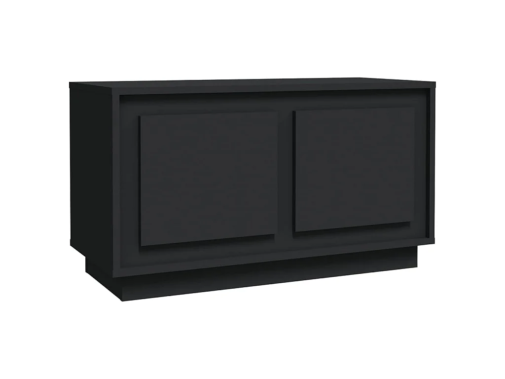 Mobile TV nero 80x35x45 cm in derivati del legno