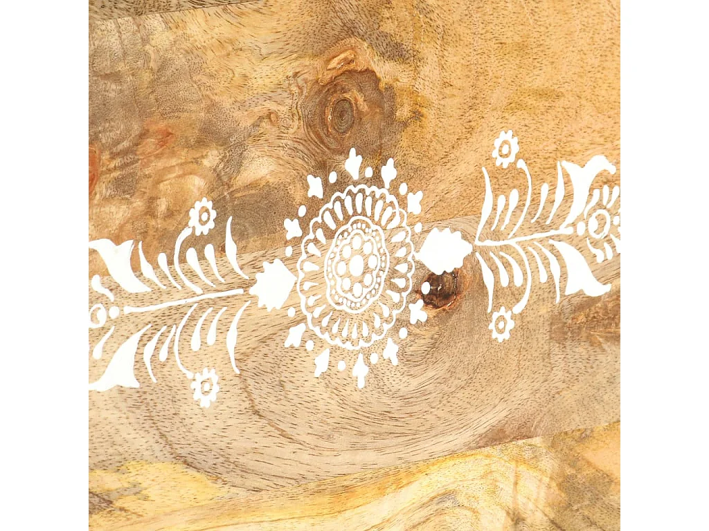 Meuble TV 120x30x40 cm Bois massif de manguier