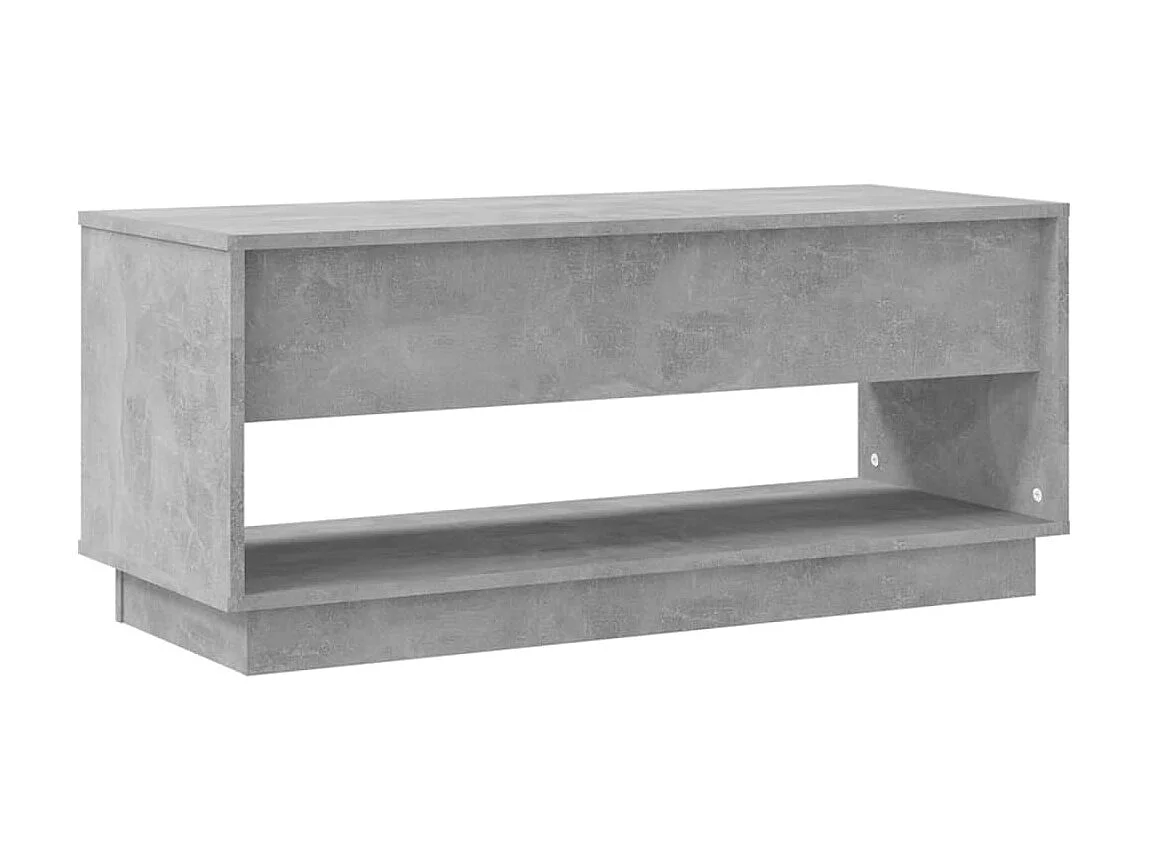 Mobile TV Grigio cemento 102x41x44 cm Truciolato
