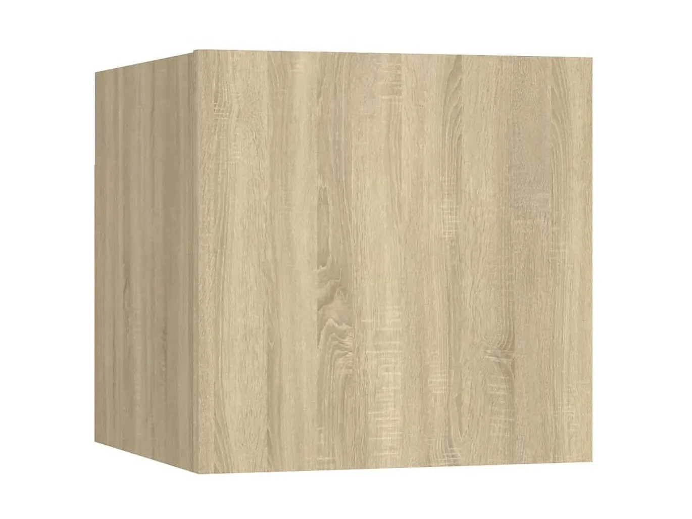 Set supporto TV da 6 pezzi in legno ingegnerizzato rovere Sonoma