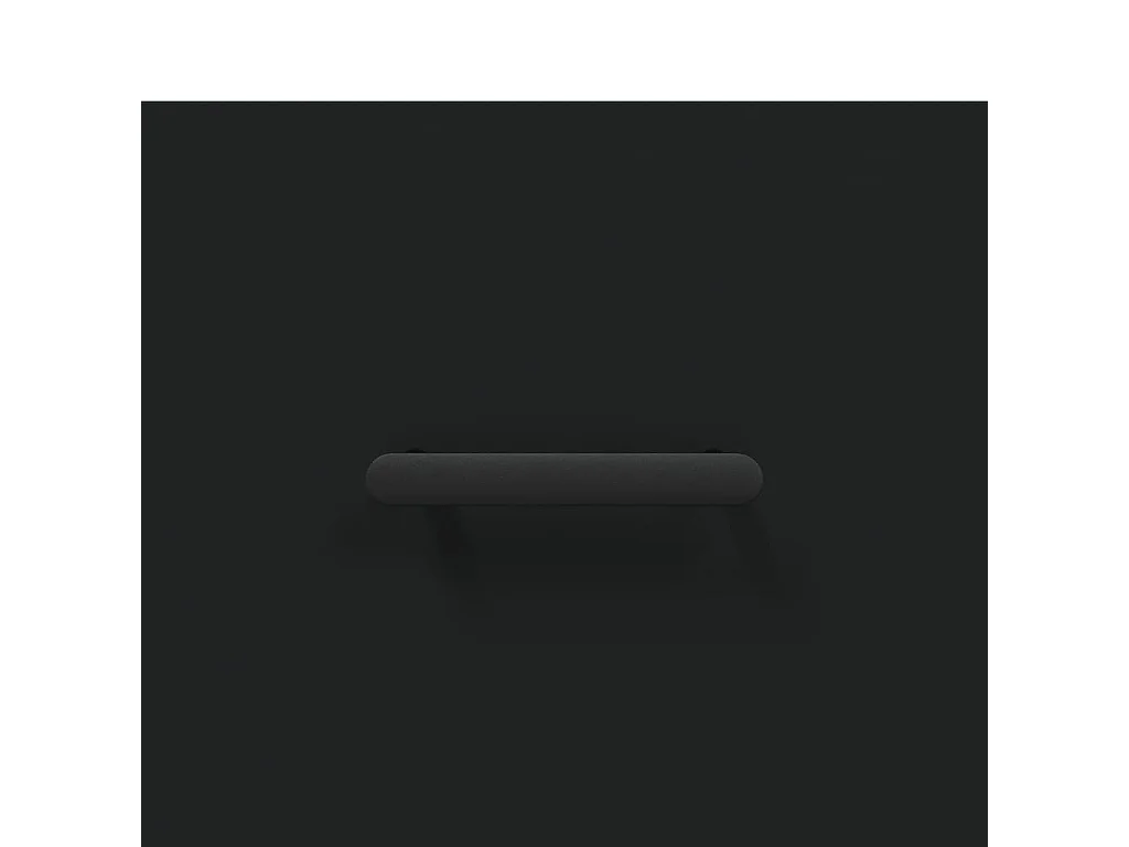 Meuble TV noir 102x36x50 cm bois d'ingénierie