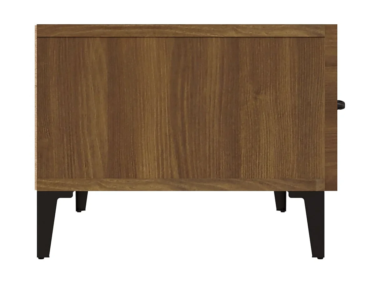 Meuble TV Chêne marron 150x34,5x30 cm Bois d'ingénierie