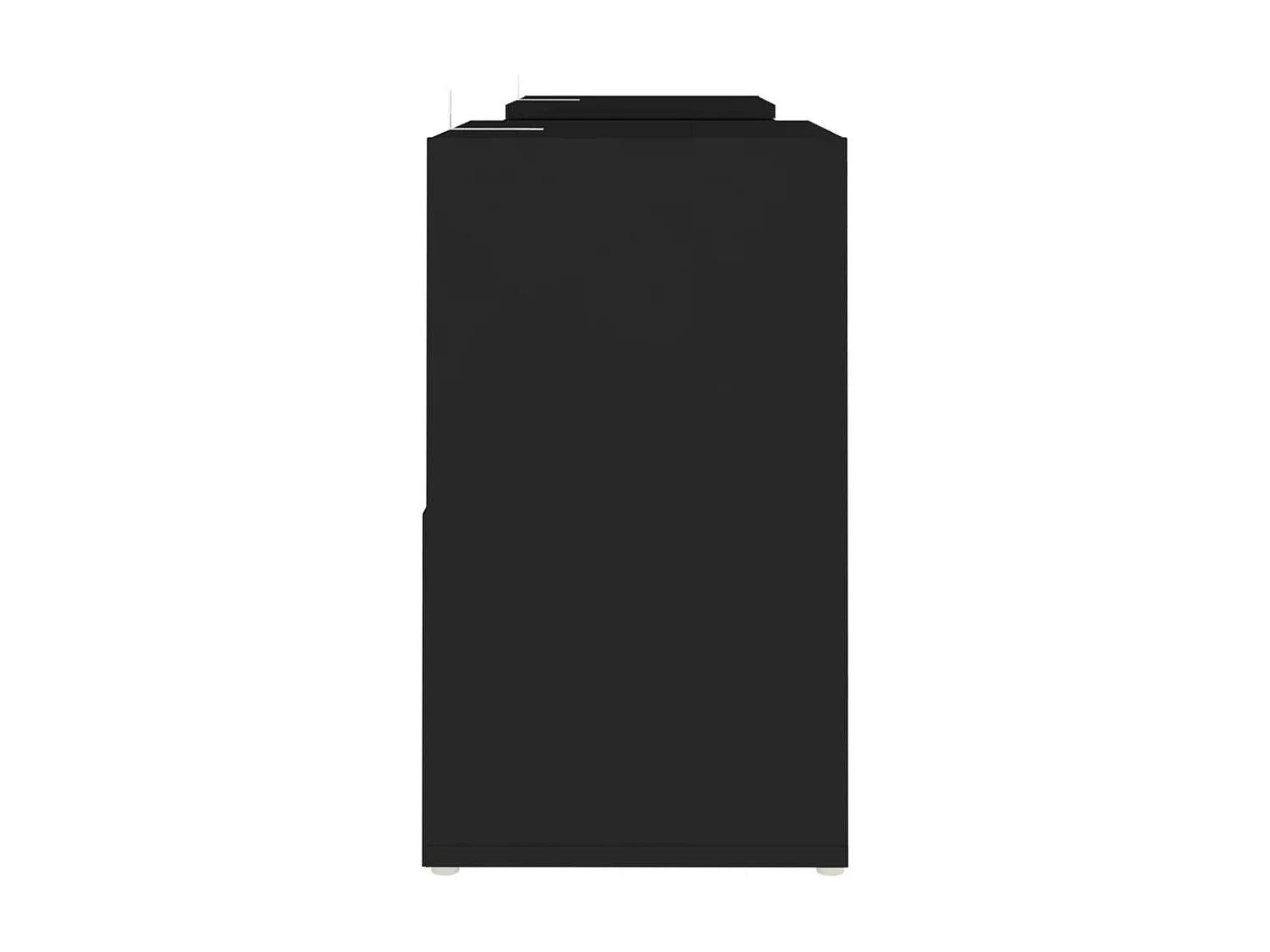 Meuble TV Noir 104x30x52 cm Aggloméré