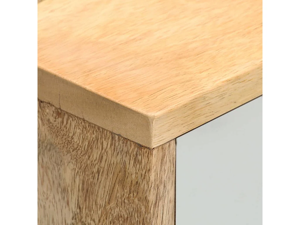 Meuble TV 110x35x48 cm Bois de manguier massif