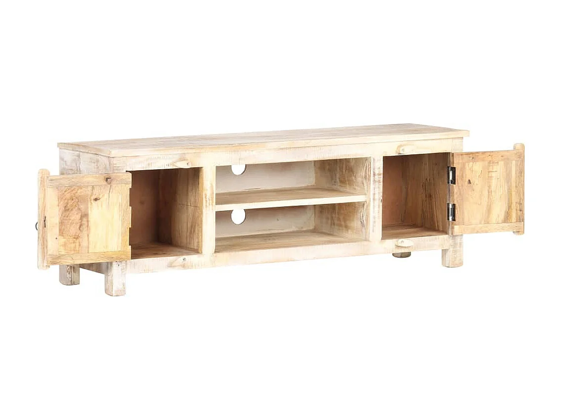 Meuble TV 120x30x40 cm Bois d'acacia brut