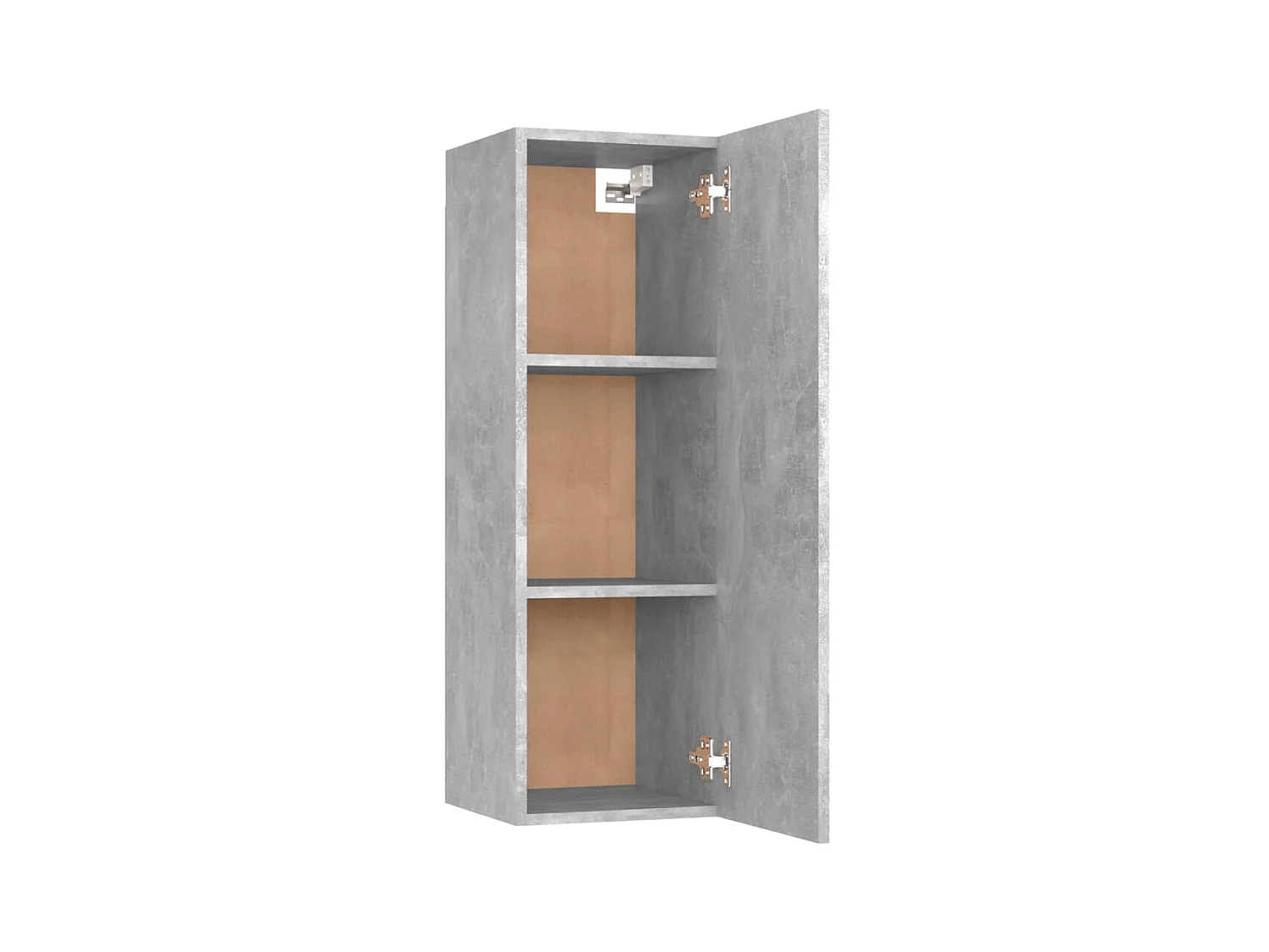 TV-meubel Betongrijs 30,5x30x90 cm Spaanplaat