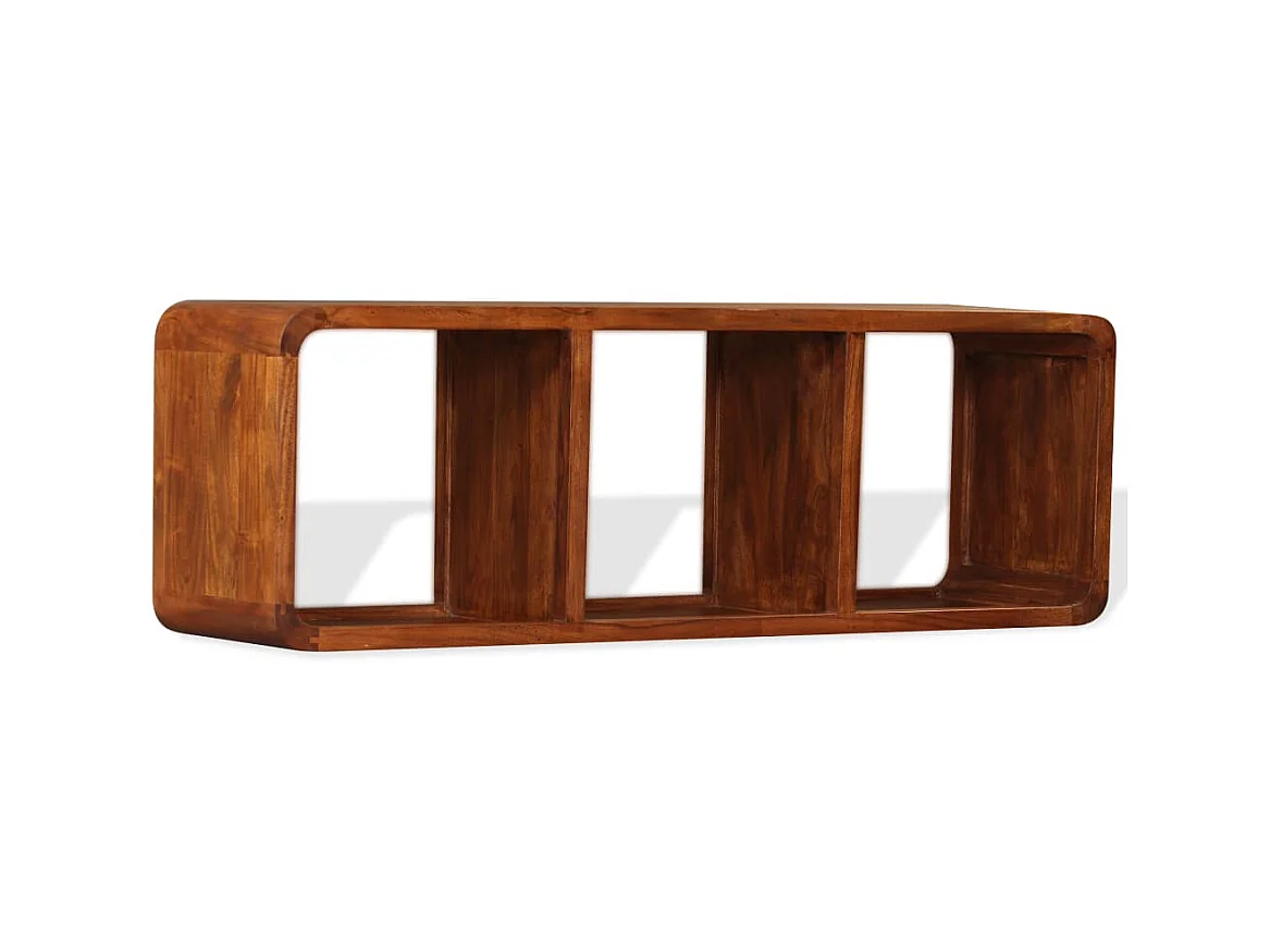 TV-meubel Massief hout met honingafwerking 120 x 30 x 40 cm