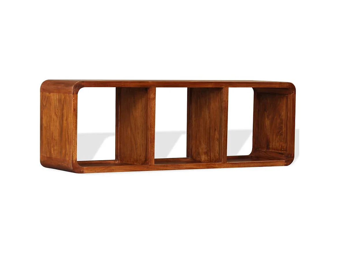 TV-meubel Massief hout met honingafwerking 120 x 30 x 40 cm