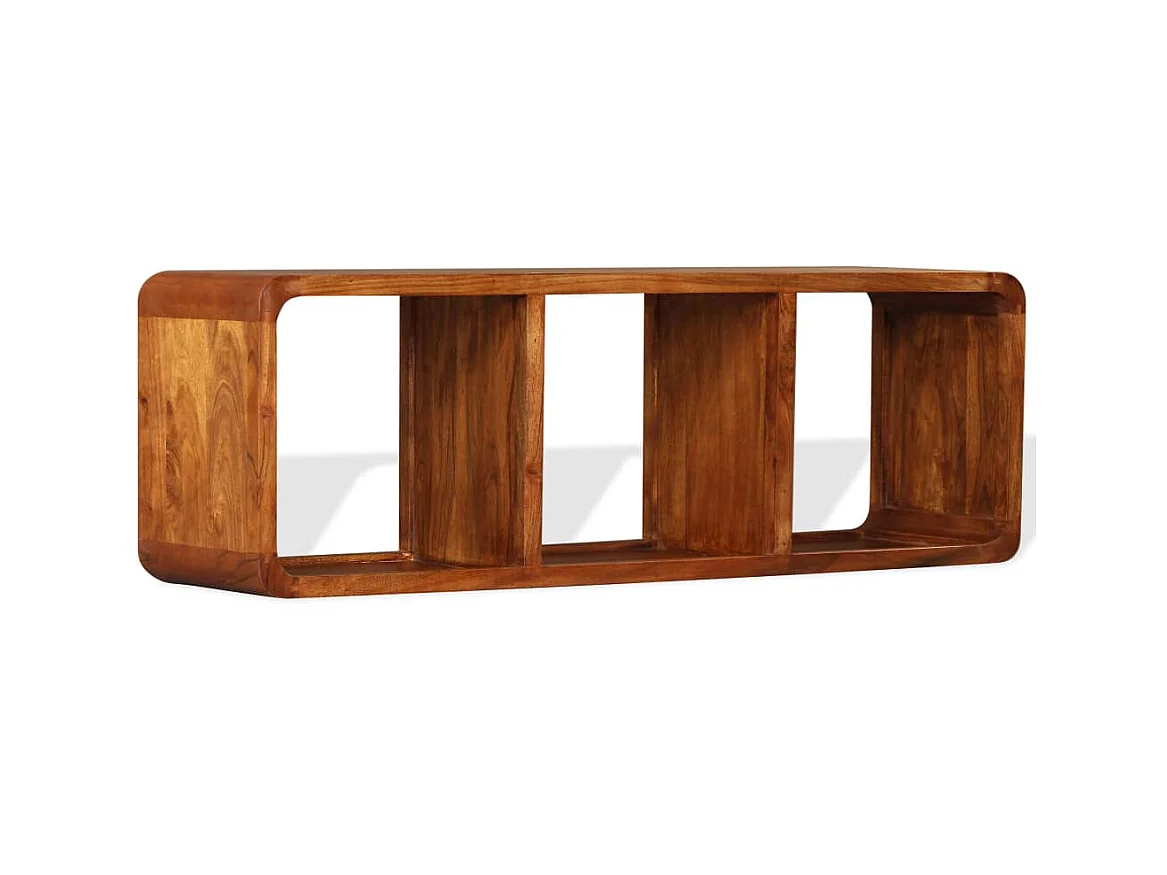 TV-meubel Massief hout met honingafwerking 120 x 30 x 40 cm