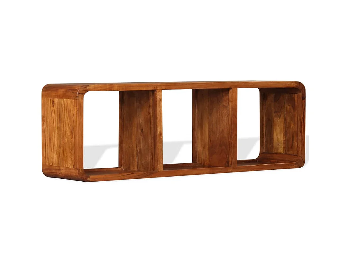 TV-meubel Massief hout met honingafwerking 120 x 30 x 40 cm
