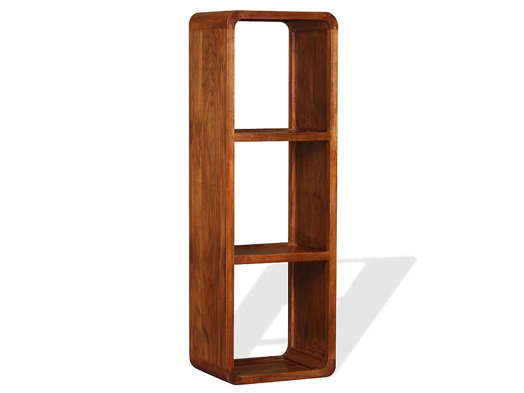 TV-Schrank aus Massivholz mit Honig-Finish, 120 x 30 x 40 cm