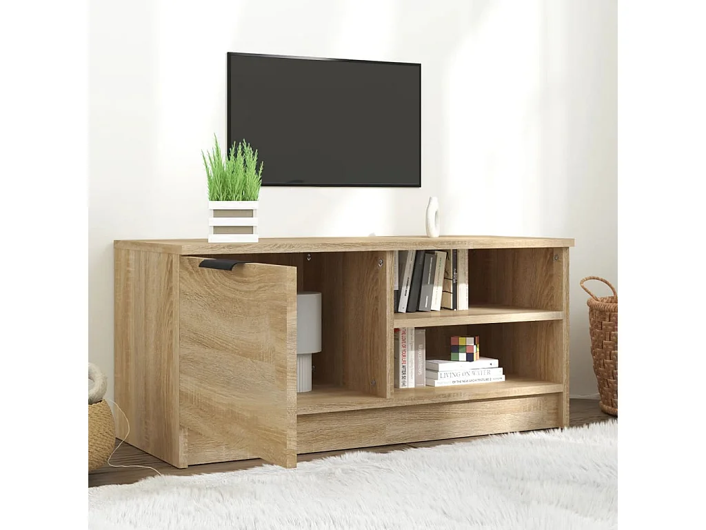 Mobile TV rovere Sonoma 80x35x36,5 cm MDF