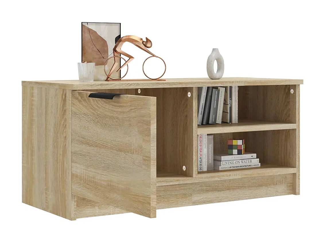Meuble TV Chêne sonoma 80x35x36,5 cm Bois d'ingénierie