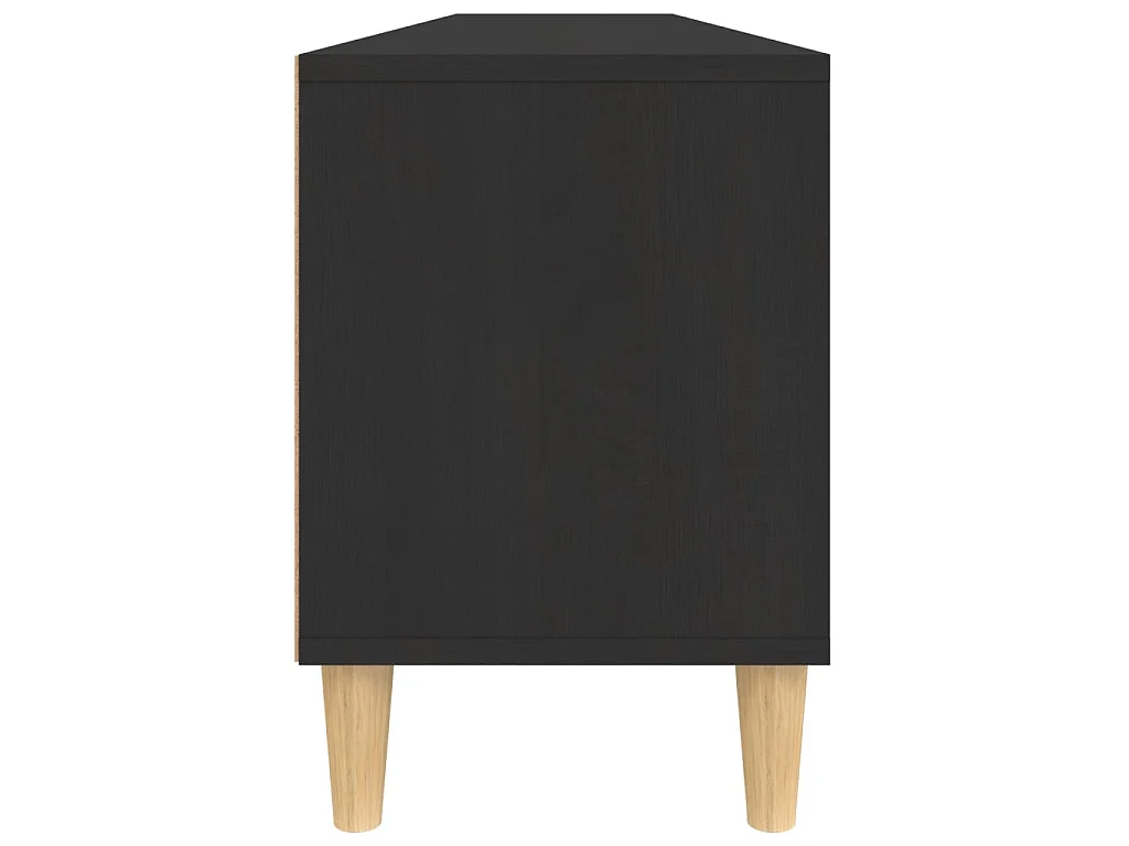 Zwart tv-meubel 150x30x44,5 cm samengesteld hout