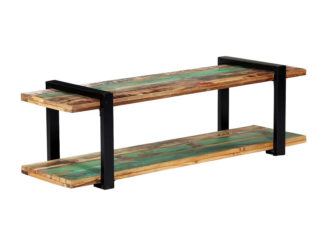 Mueble TV 130 x 40 x 40 cm Madera maciza recuperada