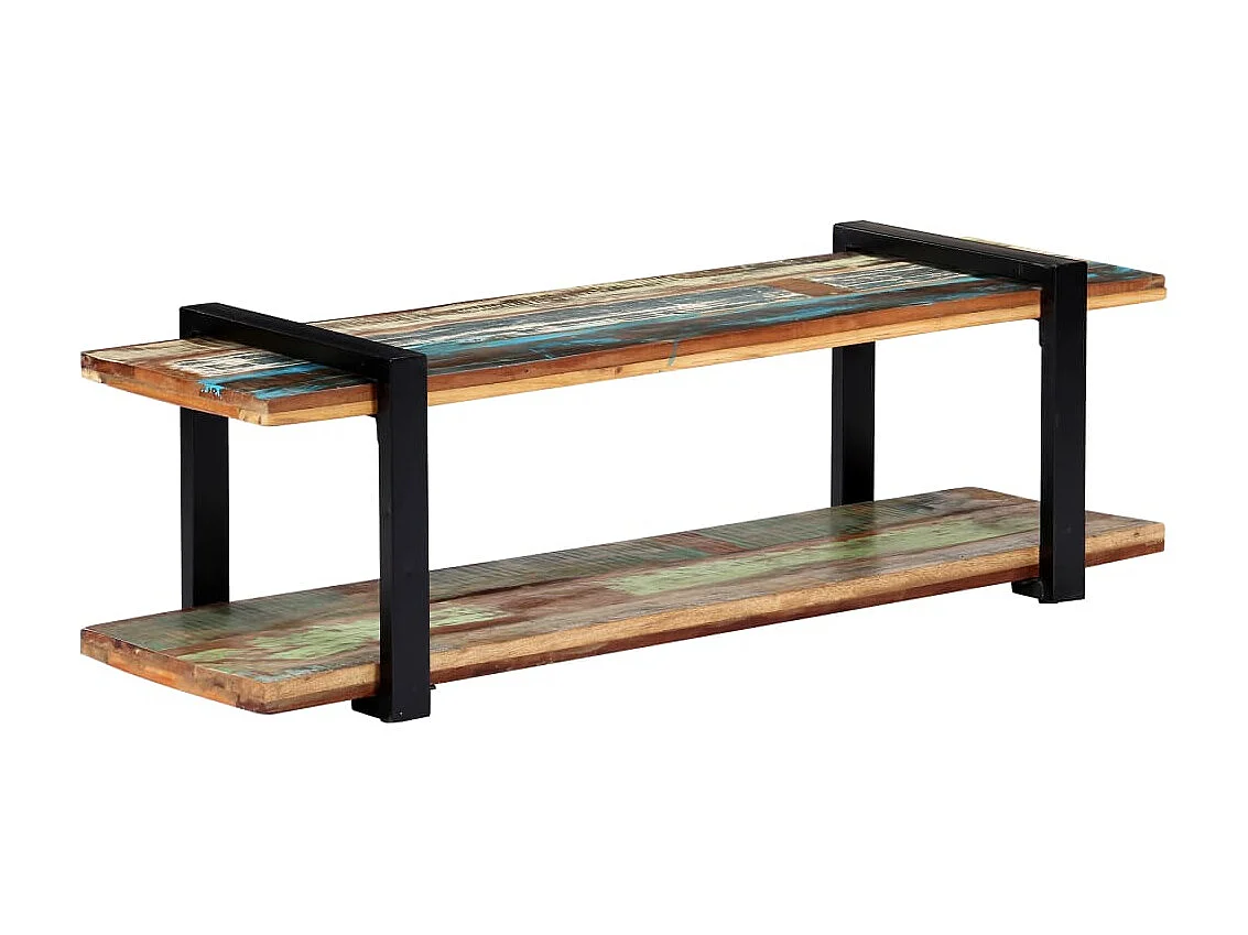 Mueble TV 130 x 40 x 40 cm Madera maciza recuperada