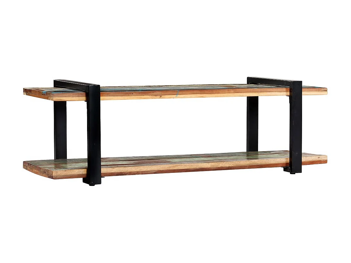 Meuble TV 130 x 40 x 40 cm Bois de récupération massif