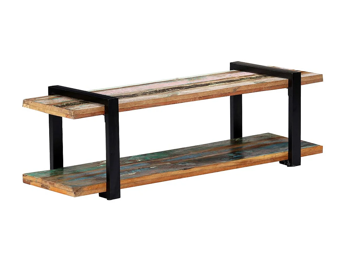 Meuble TV 130 x 40 x 40 cm Bois de récupération massif