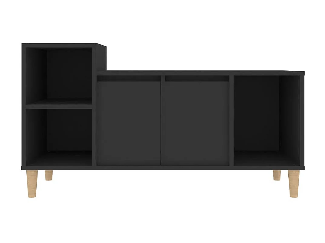 Meuble TV Noir 100x35x55 cm Bois d'ingénierie