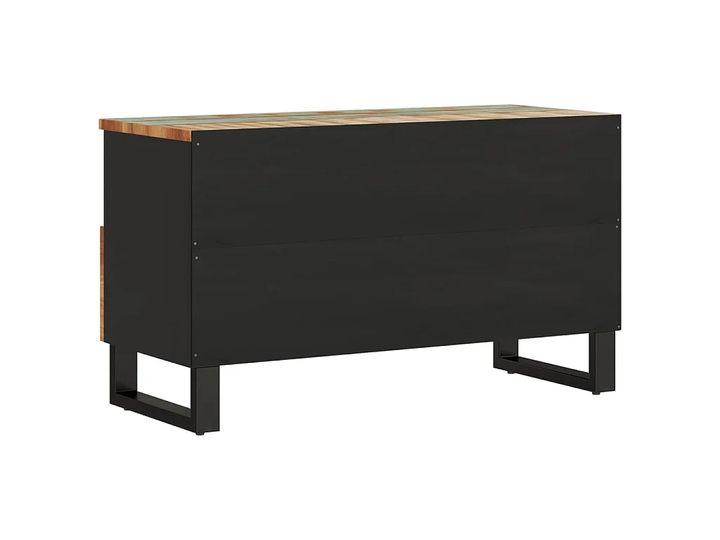 TV-Schrank 80 x 33 x 46 cm, Altholz und Holzwerkstoff