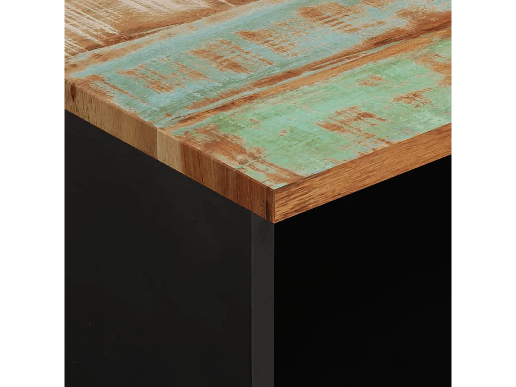 TV-Schrank 80 x 33 x 46 cm, Altholz und Holzwerkstoff