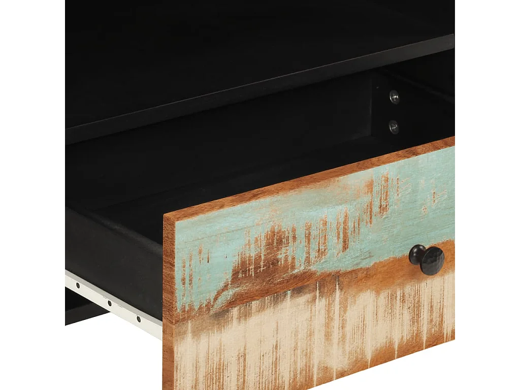 TV-Schrank 80 x 33 x 46 cm, Altholz und Holzwerkstoff