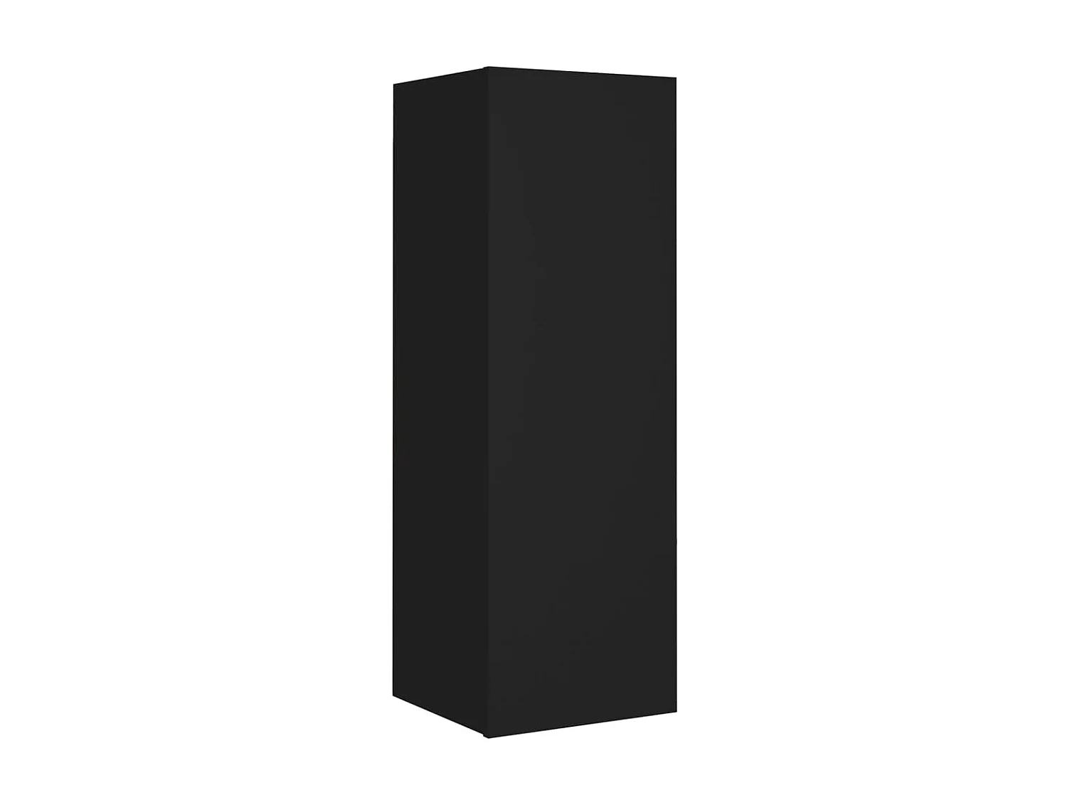 Ensemble de meubles TV 4 pcs Noir Bois d'ingénierie