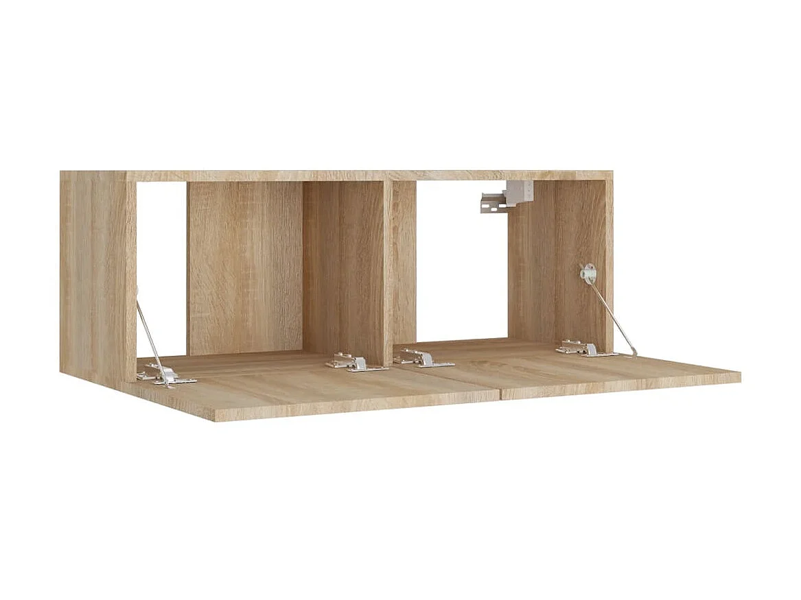 Ensemble de meubles TV 4 pcs Chêne sonoma Bois d'ingénierie